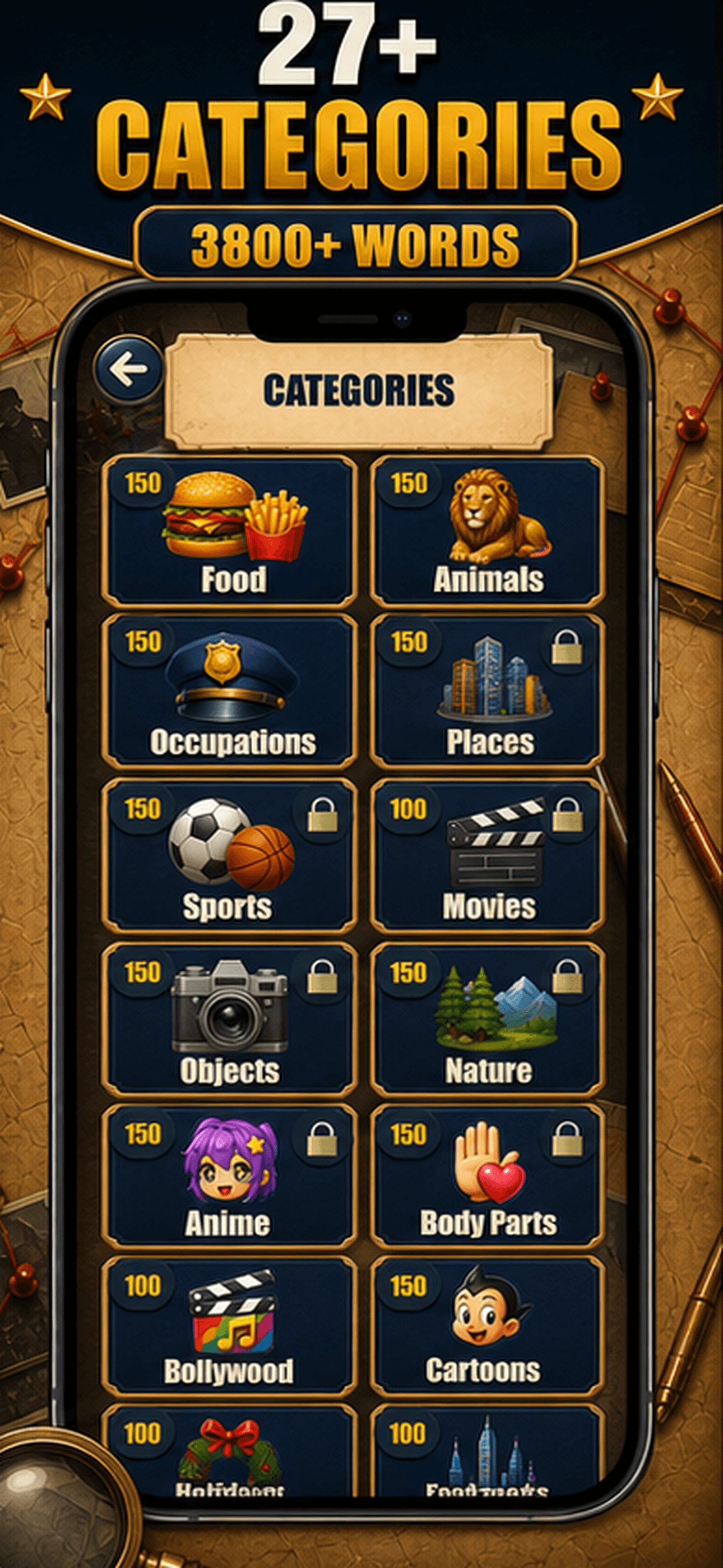 ClueMates player setup screen
